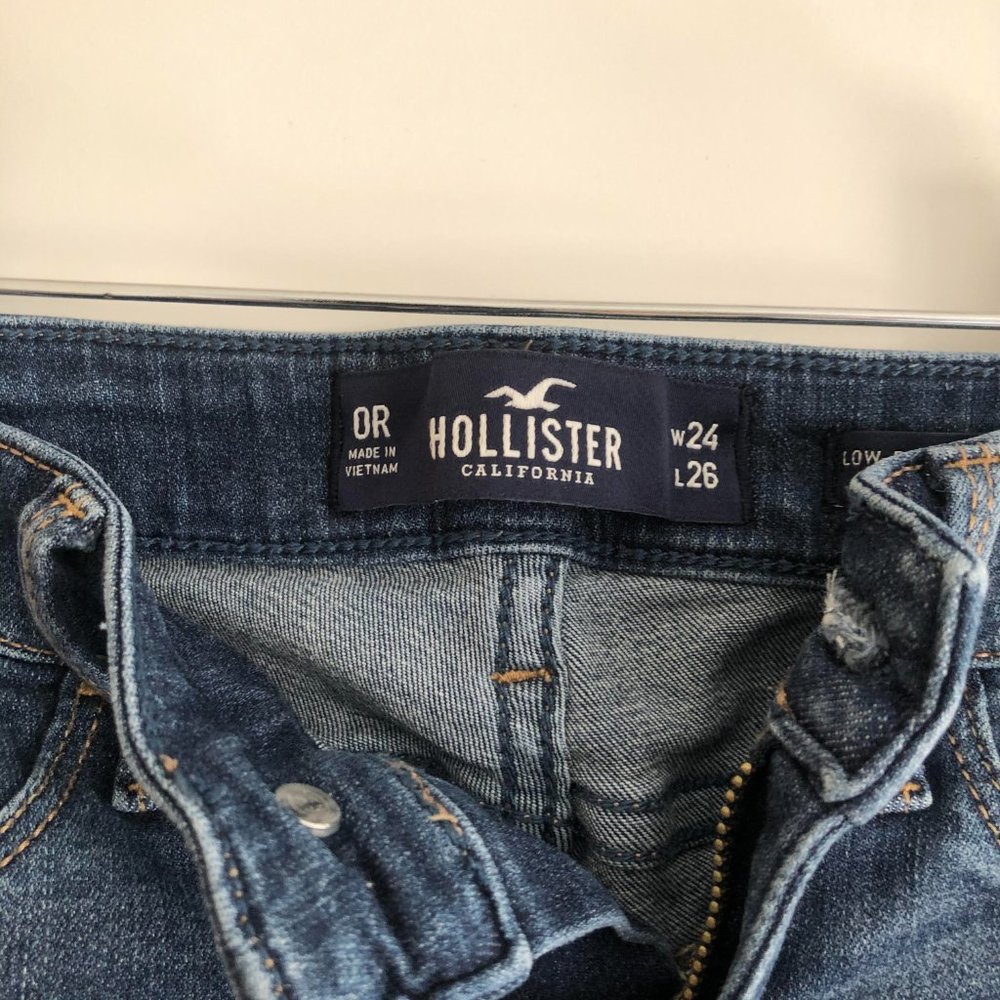 *CLOSET CLEANOUT* Hollister Low Rise Jegging Jeans size 0R - w24/L26 - Picture 3 of 5